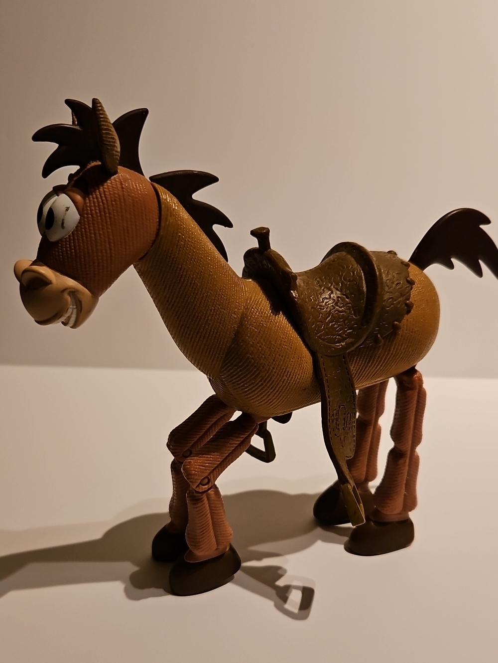 DISNEY PIXAR TOY STORY, BULLSEYE GALLOPING HORSE 5 INCH FIGURINE.